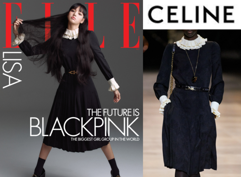 BLACKPINKリサのCELINEファッション！ELLE US10月号でリサが着用してい 