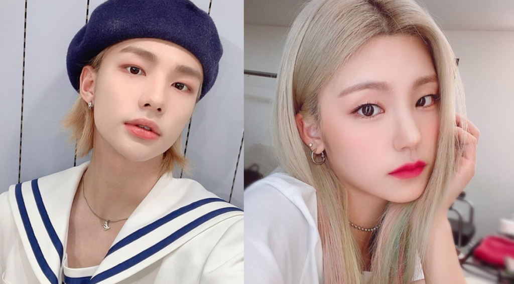 Image result for Itzy's Yeji and Stray Kids's Hyunjin