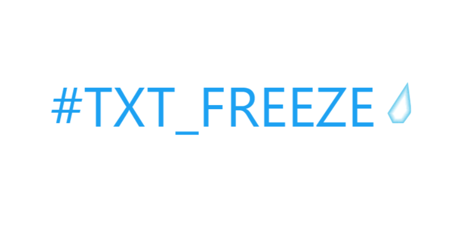 Txt Freeze のツイッター絵文字 ハッシュフラッグ が登場 しずく型の可愛い絵文字が話題に Nomnomkiyow